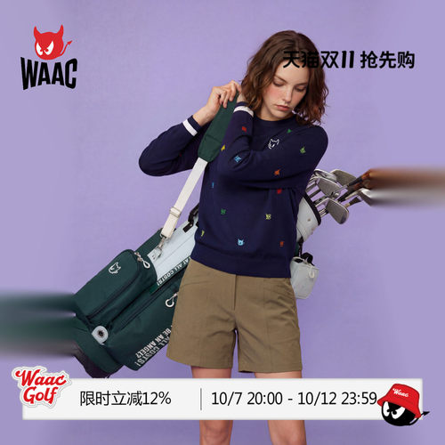 WAAC小恶魔官方春夏新品女士高尔夫服装HALF PANTS短裤