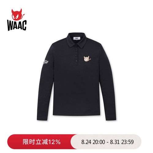 WAAC小恶魔官方春夏女士高尔夫服装POLO长袖