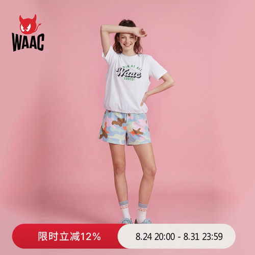 WAAC小恶魔官方春夏新品女士高尔夫服装LOOSE-FIT TEE短袖T恤衫