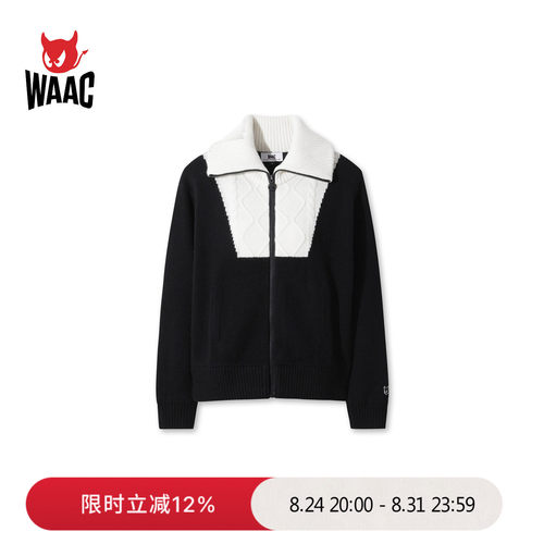 WAAC小恶魔官方女士高尔夫服装Knit Cardigan套头衫
