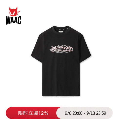 【JONES联名】WAAC小恶魔官方春夏新品男士高尔夫服装短袖T恤衫
