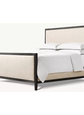 美式乡村覆古实木床主卧双人床1.8米主卧婚床新R.H定制