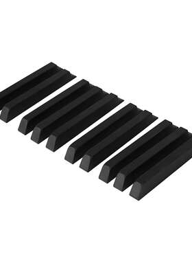 钢琴琴键黑键10个装键盘哑光按键61键88键电钢琴乐器配件替换零件