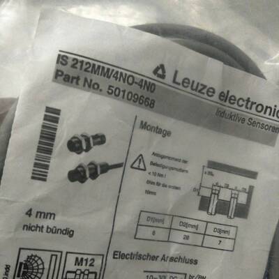 Leuze劳易测接近开关IS112MM/4NO-4E0/ISS212MM/2NC-8N0-M12