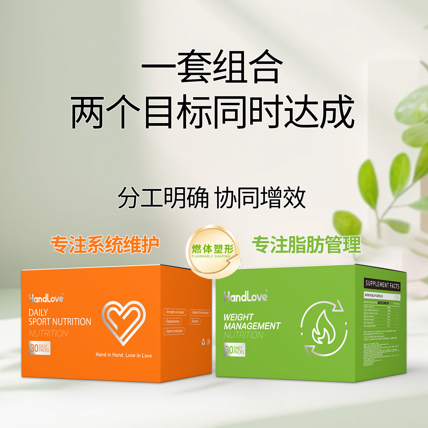 HandLove运动控体+每日运动营养包套装