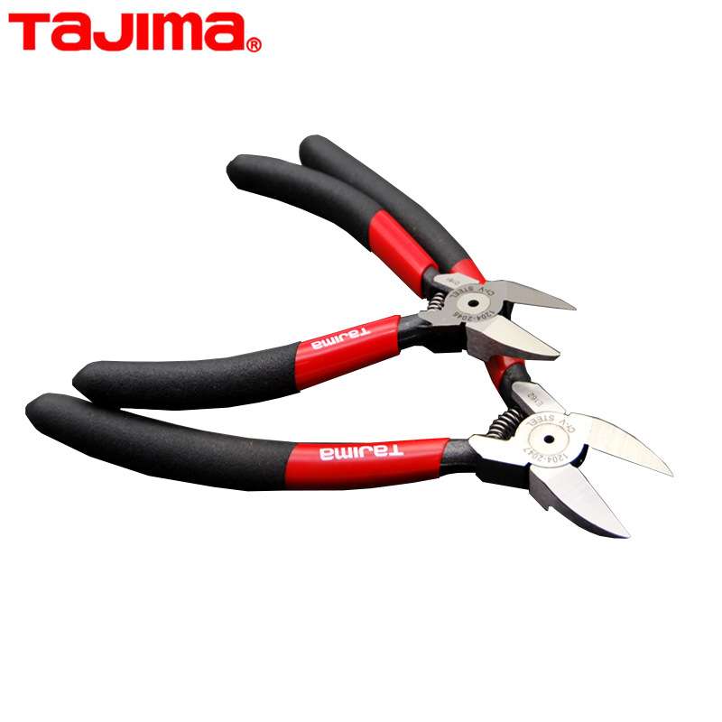 田岛（TAJIMA） 水口钳5寸6寸偏口钳斜口钳电工工具电子钳尖嘴钳