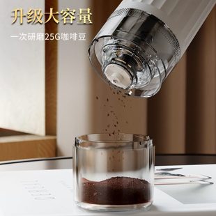 电动磨豆机家用便携全自动研磨器小型手动研磨咖啡机咖啡豆磨粉机
