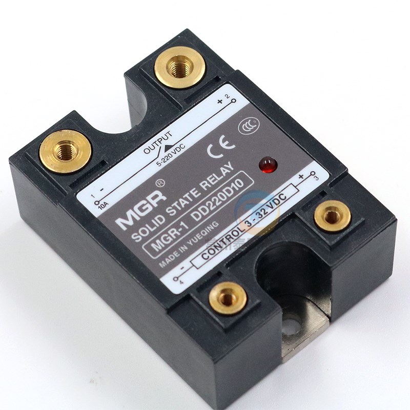 美格尔SSR 10DD 固态继电器直流控x直流10A MGR-1 DD220D10 DC-DC