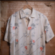 衬衫 One 「已售」SageSalt古董正绢浅蓝花卉短袖 kind