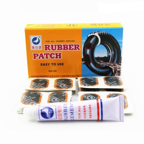 新白鸽 冷补胶48片 摩托车补胎胶片 冷补胶水 电动车补胎工具
