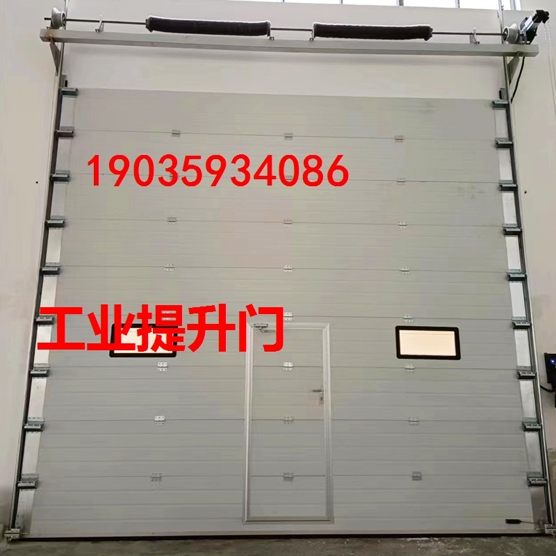 工业提升门物流厂房保温电动仓库透明卷帘门车库车间自动抗风快速