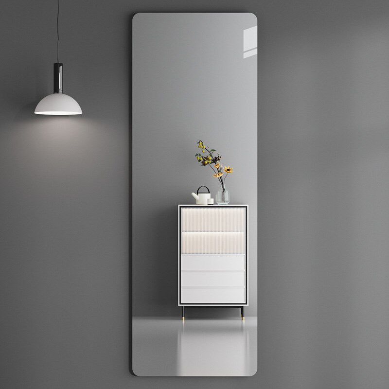 亚克力软镜子学生宿舍全身镜女生卧室贴墙自粘穿衣镜衣柜门试衣镜