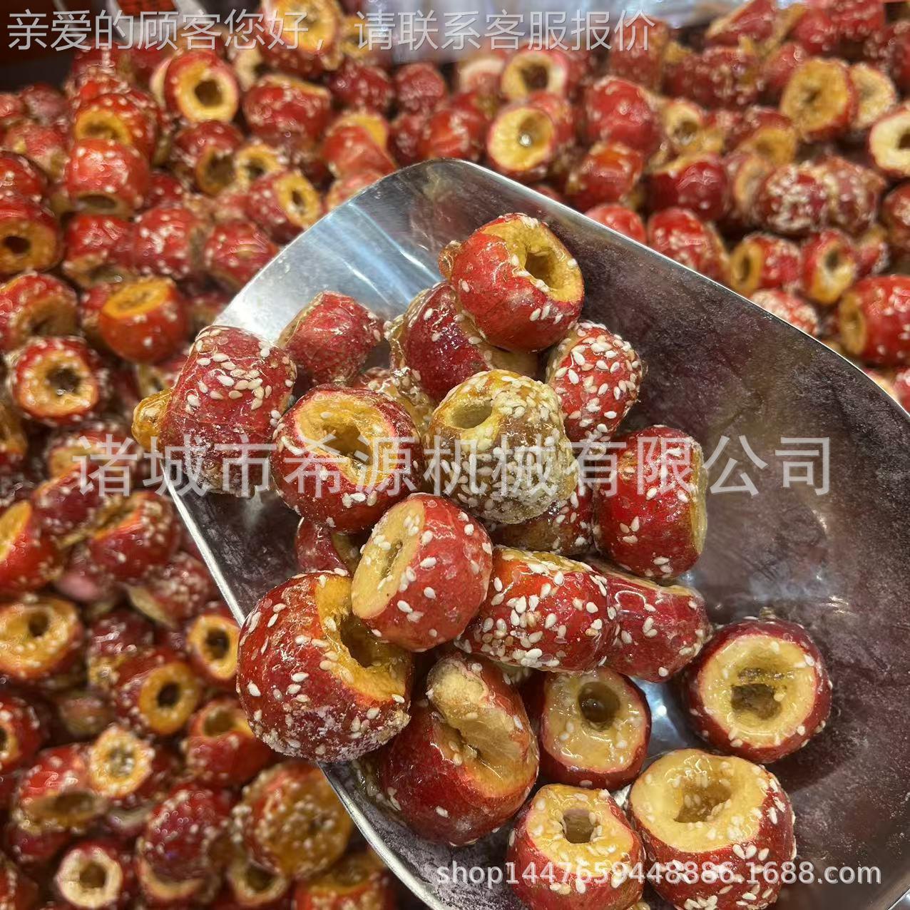 6JBI00型麻花裹糖稀机 冻干山小楂裹脆糖设备器 动全自草莓脆上糖
