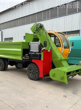 电KME粪启动养牛污清量扫车液压自粪卸式四轮铲粪车五立方容牛场