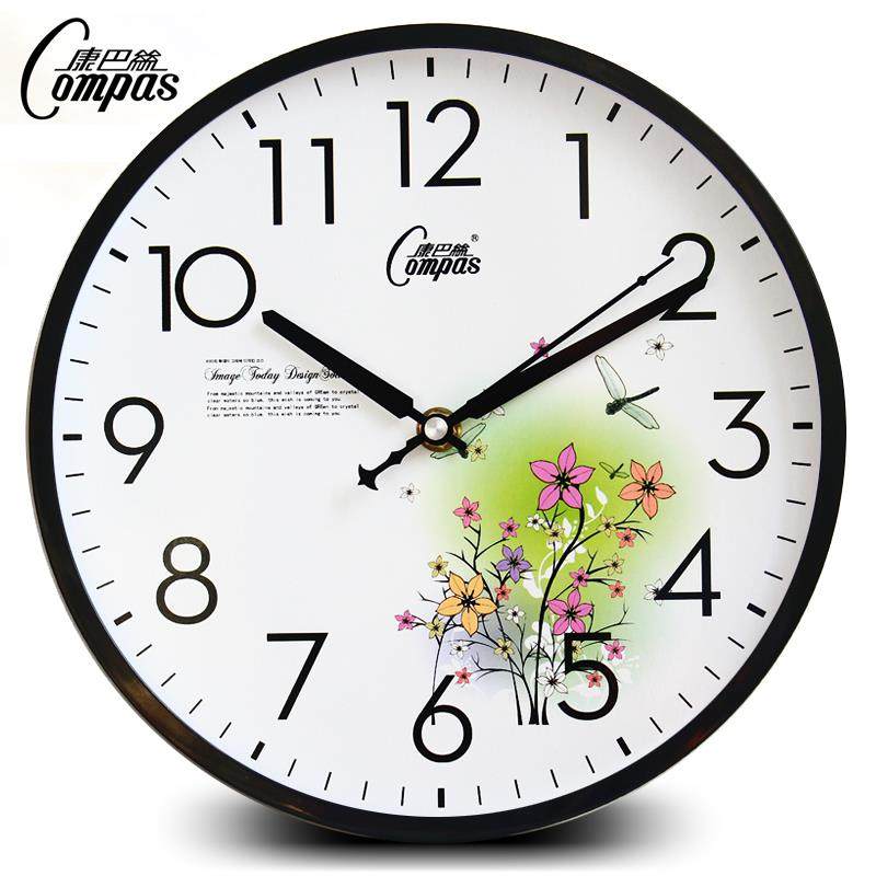 挂钟创意客厅壁钟石英钟个性静音卧室钟表卡通时钟大号挂表