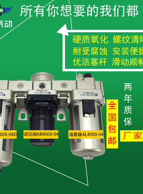 翊云气源处理元件AL2000/AL3000/AL4000/AL5000-02/03/04/06/10