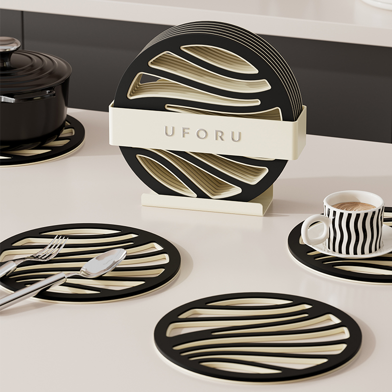 餐垫隔热垫防烫碗垫家q用厨房砂锅垫盘垫塑料杯垫专用耐高温餐桌