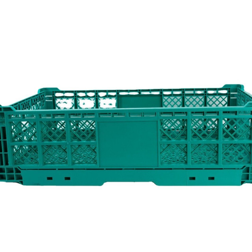 塑料折叠筐水果筐蔬菜框折叠周转箱框市水果店摆台展示架货架代发