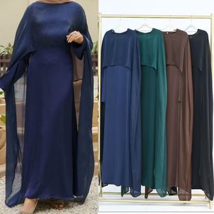 Loriya2024tiktok电商修身 LR920 束腰优雅长袍两件套LR860