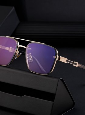 2025复古眼镜男开车墨镜方框高级感男士防晒太阳镜高端sunglasses