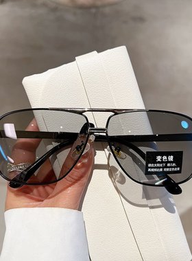 跨境新款时尚帅气偏光变色太阳眼镜户外驾驶司机专用墨镜厂家
