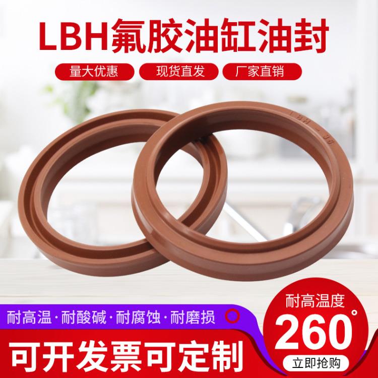 油缸油封 耐高温防尘油封LBH20X28X4.5/6 50X58X5/6.5 90X100X6/8