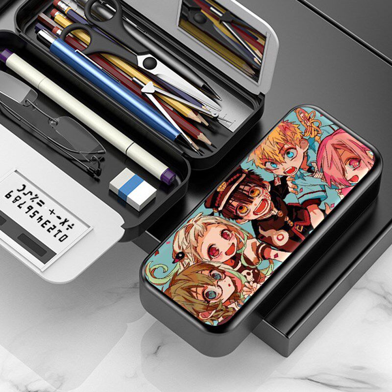 地缚少年花子君文具盒男生多功能铅笔盒男孩女孩儿童中小学生笔袋