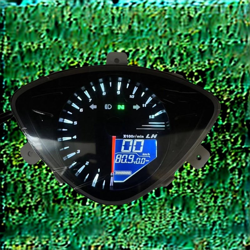 新款三阳鬼一DJ指针仪表48-120V电压通用原厂LH指针仪表液晶显示