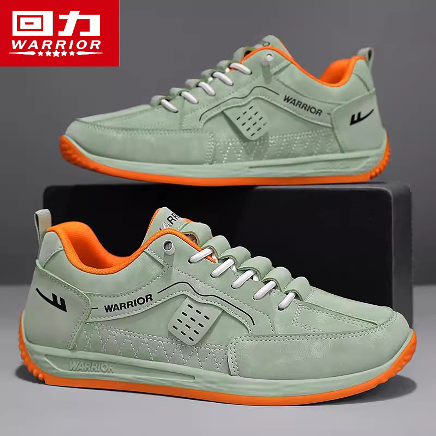 回力鞋子男2025冬季新款皮面防水防滑跑步鞋青少年爆款超轻运动鞋