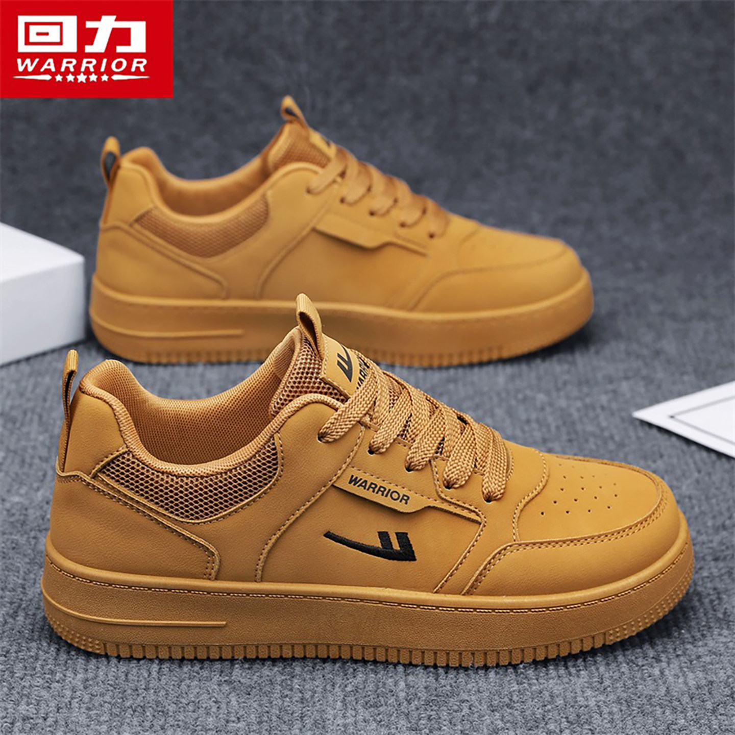 回力鞋子男鞋2025冬季新款小麦色美式厚底板鞋空军休闲一号运动鞋,流行男鞋,休闲板鞋,淘宝优惠券,粉丝福利购,淘宝优惠卷