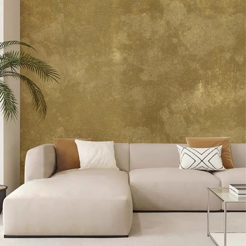 斑驳复古红水泥墙壁纸轻奢工业风酒吧咖啡店电视沙发背景素色墙纸