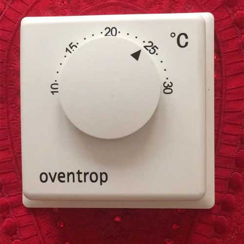 水采暖地暖房间温控器TH2107B机械式面板开关室内控制器 OVENTROP