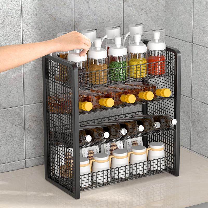 厨房调料置物架多层窄款斜放多功能台面酱醋角落收纳架调味料瓶罐,厨房/烹饪用具,调料置物架,淘宝优惠券,粉丝福利购,淘宝优惠卷