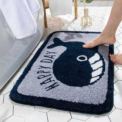卫生间地垫厕所进门吸水脚垫家用地毯卧室门口垫子门垫浴室防滑垫