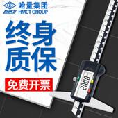300mm工业级数字深度尺0.01 200 哈量 数显深度游标卡尺电子数显0