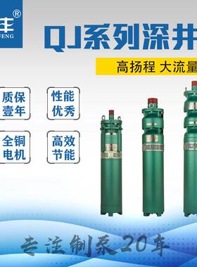 供应250QJ140-90/6深井取水泵立式多级离心式潜水泵浸入式高扬程