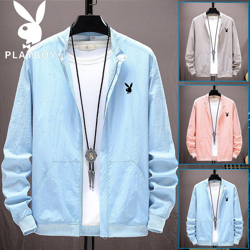 花花公子正品夏季防风透气皮肤衣男女超薄速干防晒衣情侣款运动风