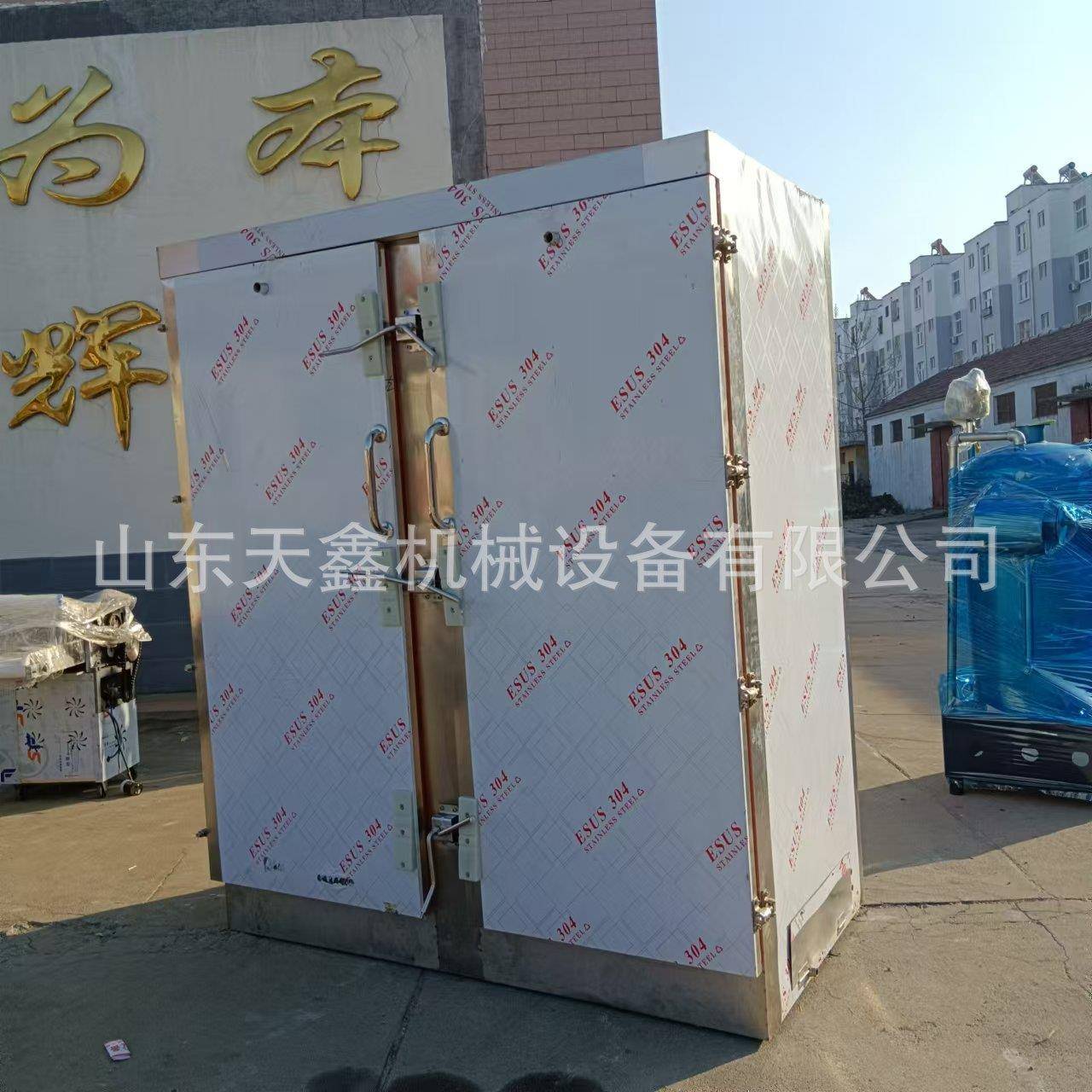 山东菏泽双门电蒸房72盘电蒸箱推车蒸房