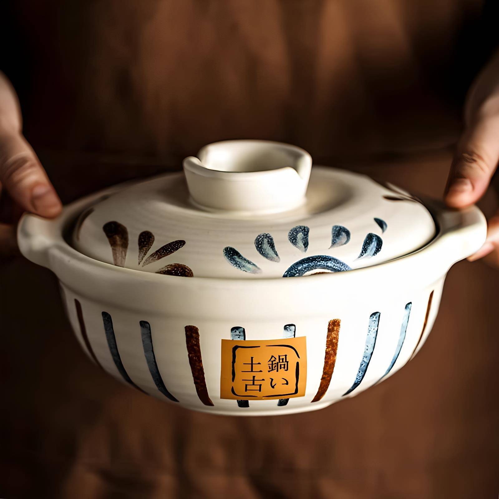 高颜值砂锅啫啫煲砂锅煲家用煲仔饭小砂锅一人份双耳煮锅沙煲汤锅