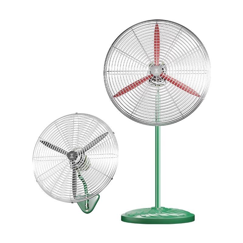 钻石牌工业电风扇FS-75强力落地扇大功率750摇头壁挂扇工业牛角扇