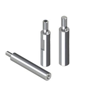 一端台阶内外螺纹带扳手槽导向轴ESH ESF直线光轴45钢镀铬棒 ESG