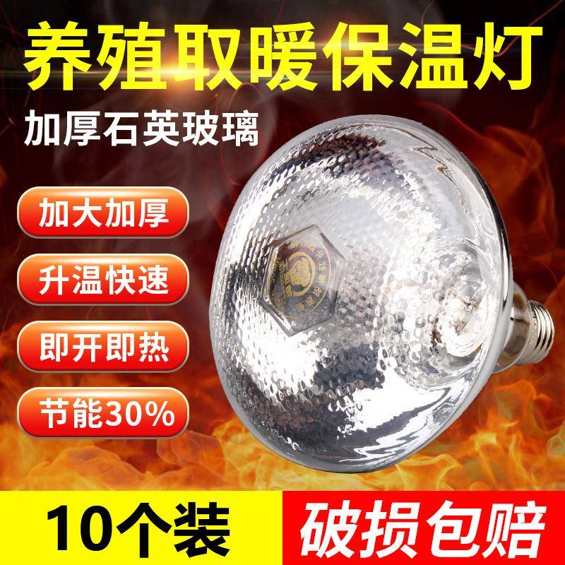 猪博士小仔猪用保温灯养殖场专用小鸡育雏保温灯取暖灯泡加热烤灯