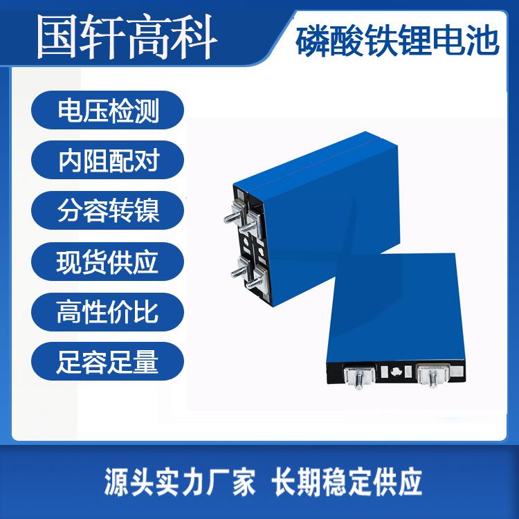 全新国轩磷酸铁锂电池3.2V30ah52ah路灯外卖大单体电动车动力电芯
