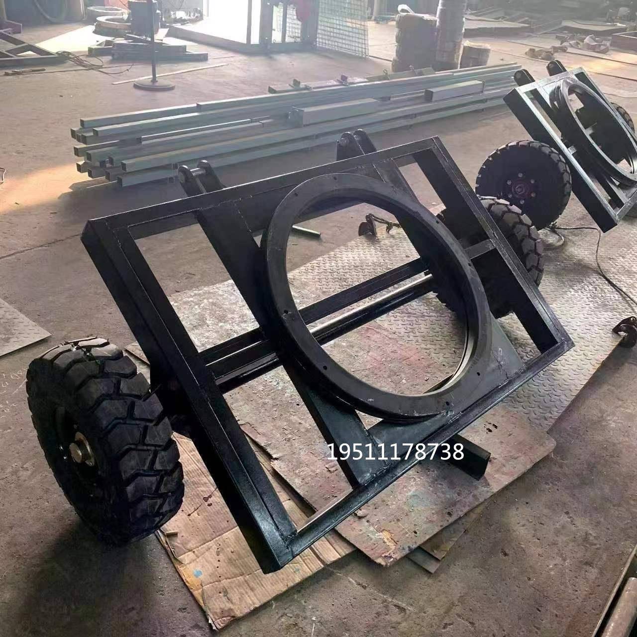 半挂牵引拖车转盘总成平板房车周转设备360度转向转盘回转支承