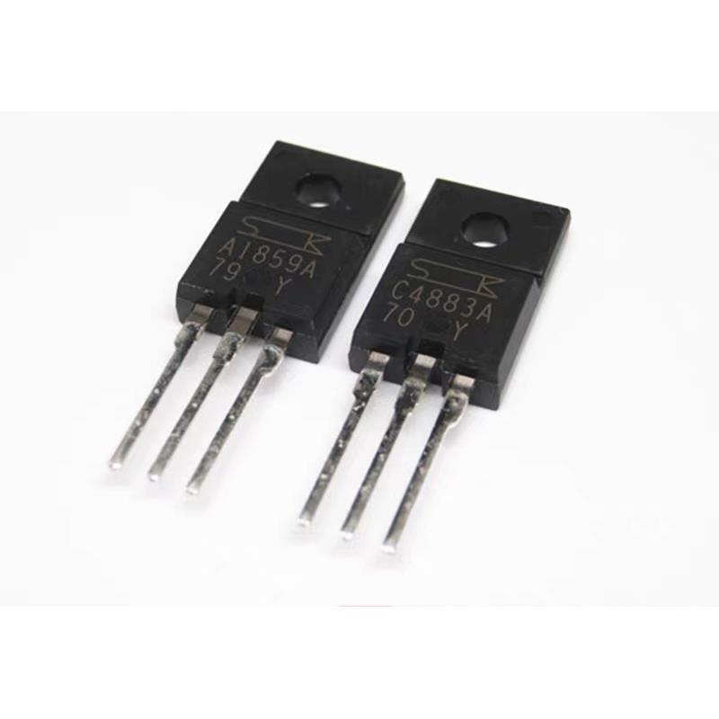 全新 2SA1859A 2SC4883A A1859A C4883A TO-220F 180V 三极管对管