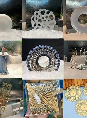 三文鱼刺身摆盘装饰海鲜姿造装饰冷菜菜品摆盘装饰点缀刺身盘摆件