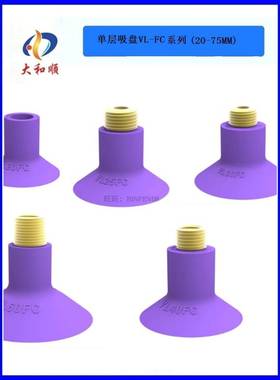 PIAB吸盘VL 20–75 瓦楞/纸板 VL40FC 单层吸盘 VL50 / 60/30