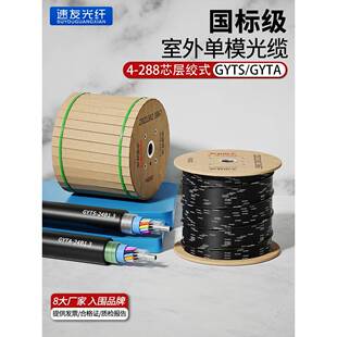长飞中天国标GYTA/TS4芯光缆6/8/12/24/48/72/96/144室外单模光纤
