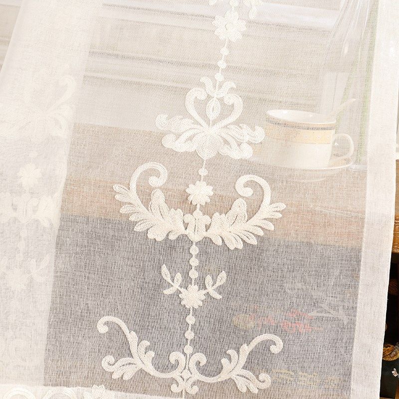 酒店高档窗帘全遮光布料加厚成品定制棉麻古铜纯素色卧室客厅窗纱