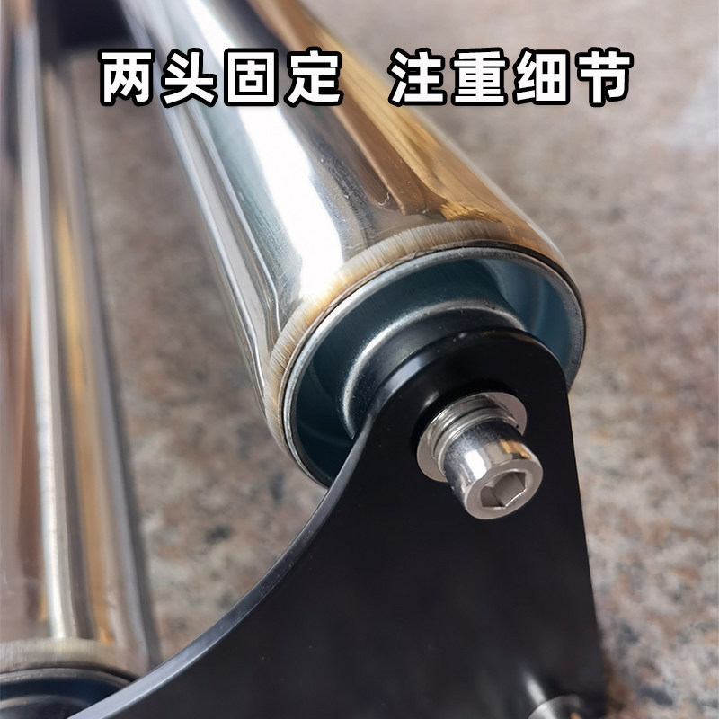 广告写真材料裁切托架台面裁膜支架灵活转动收放卷材支撑切割架子